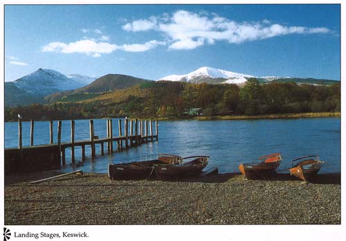 Landing Stages, Keswick postcards